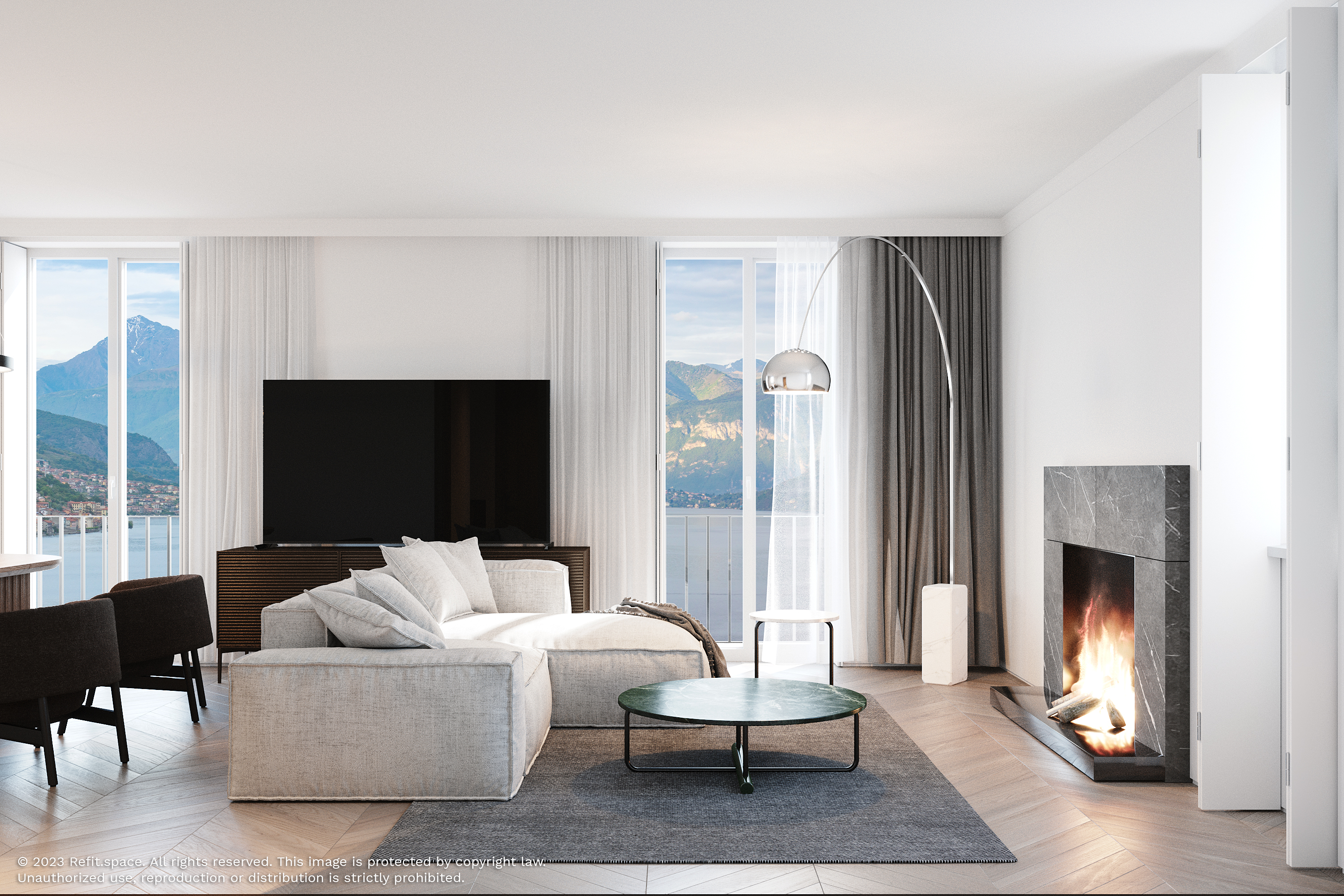 Appartamento ristrutturato a 70 m dal lago con giardino — 11