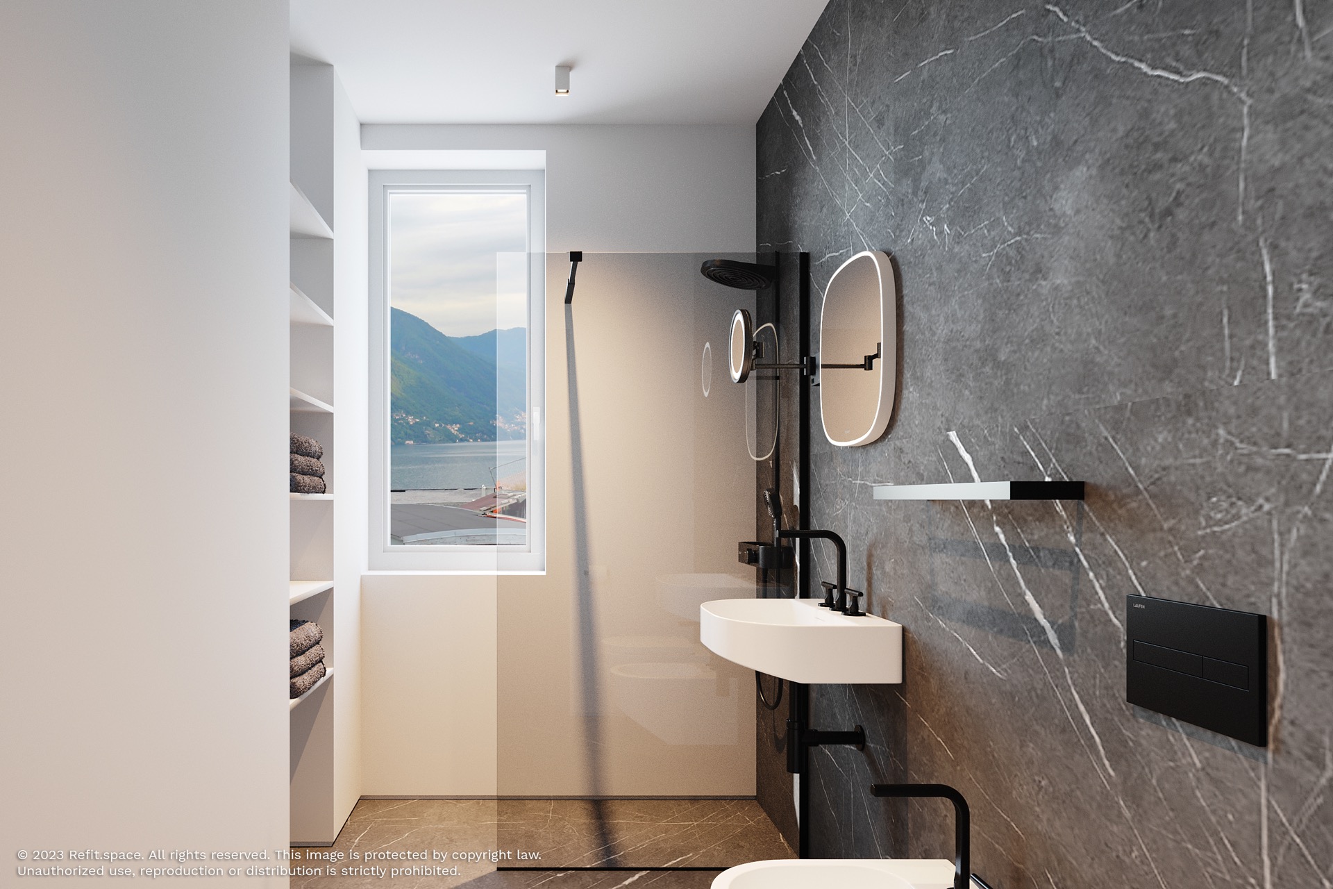 Appartamento ristrutturato a 70 m dal lago con giardino — 21