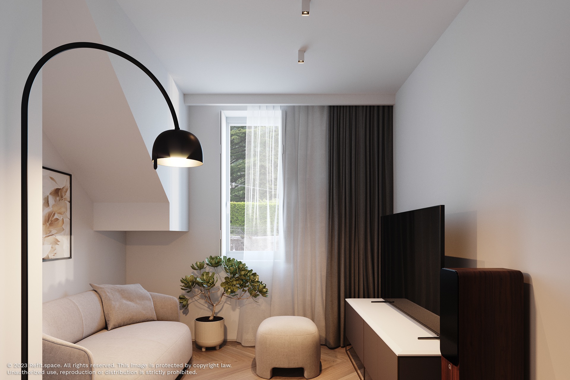 Appartamento ristrutturato a 70 m dal lago con giardino — 23