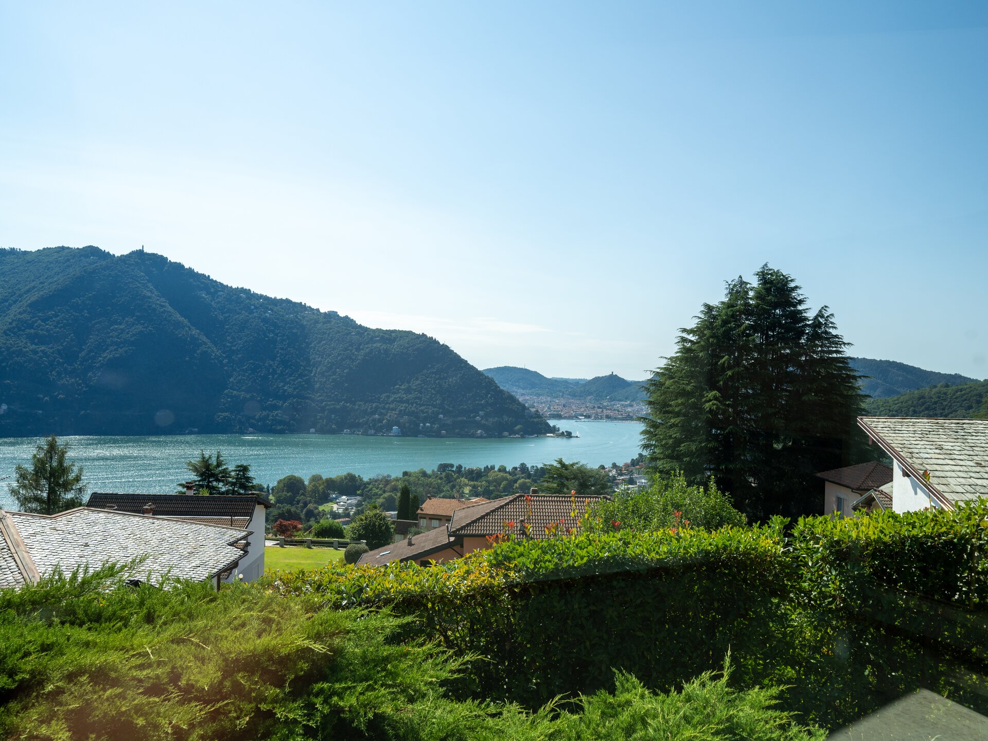 Villa indipendente con piscina interna e vista lago a 180° — 7