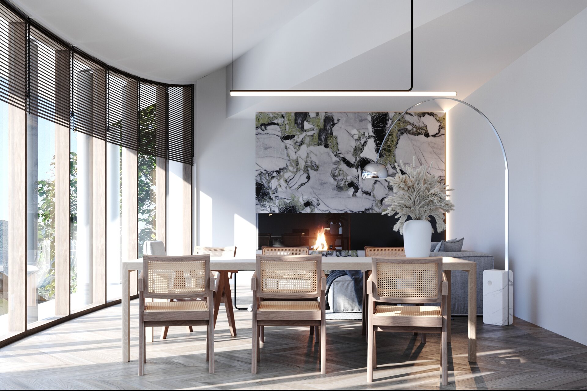 Villa indipendente con piscina interna e vista lago a 180° — 11