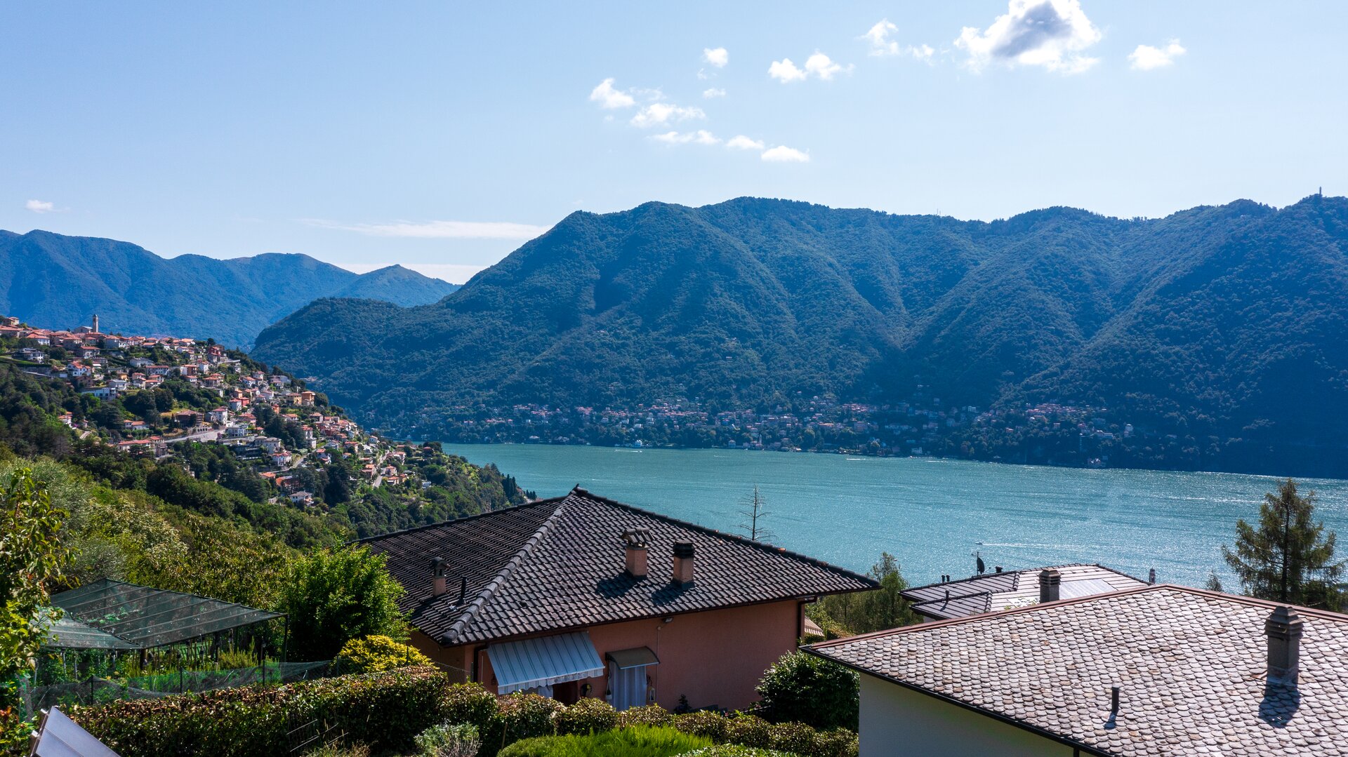Villa indipendente con piscina interna e vista lago a 180° — 17