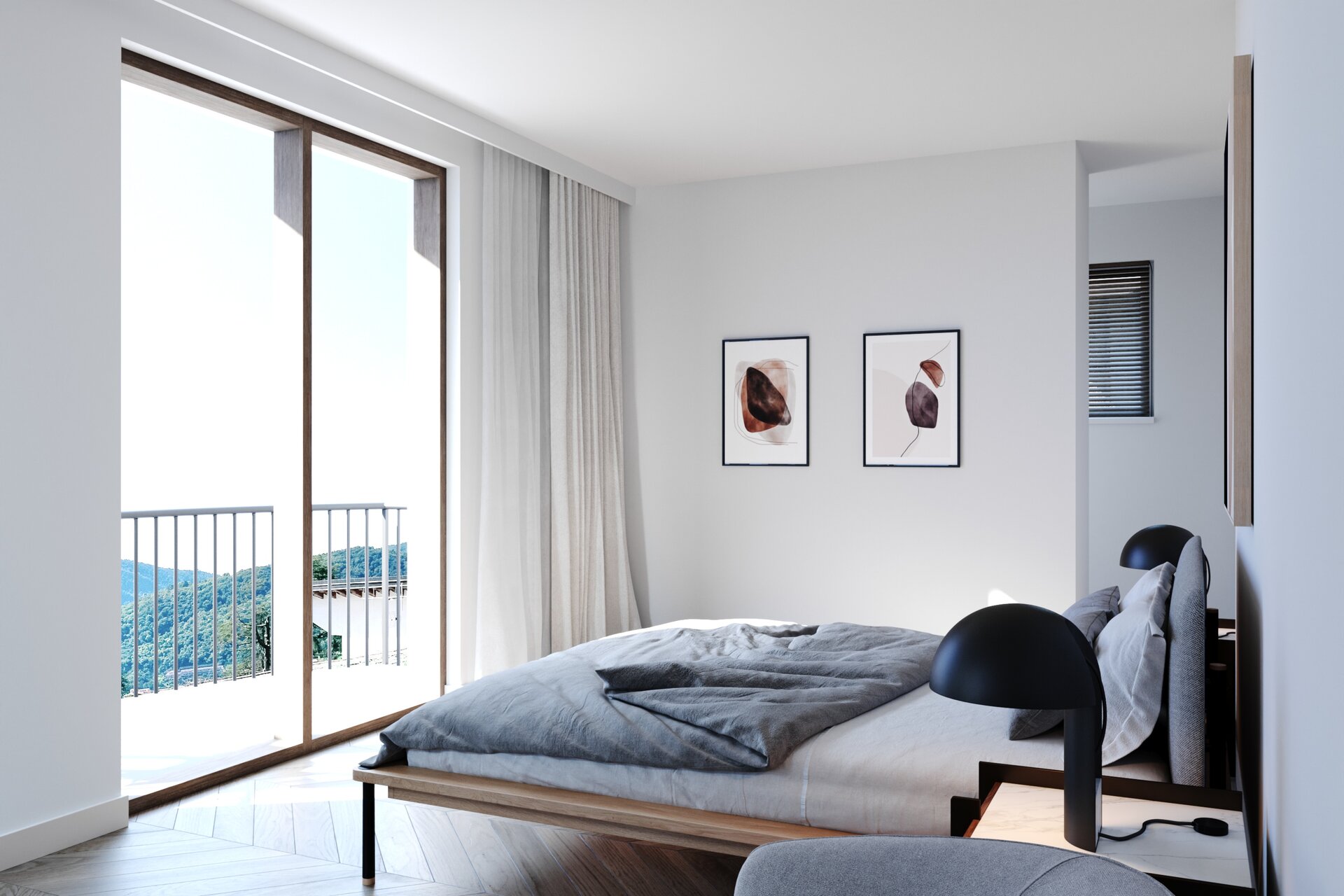 Villa indipendente con piscina interna e vista lago a 180° — 19