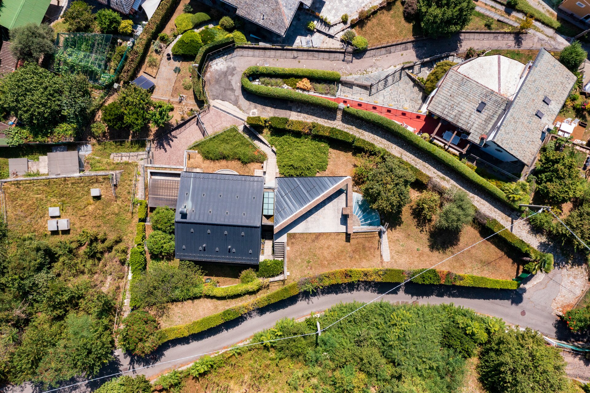 Villa indipendente con piscina interna e vista lago a 180° — 25