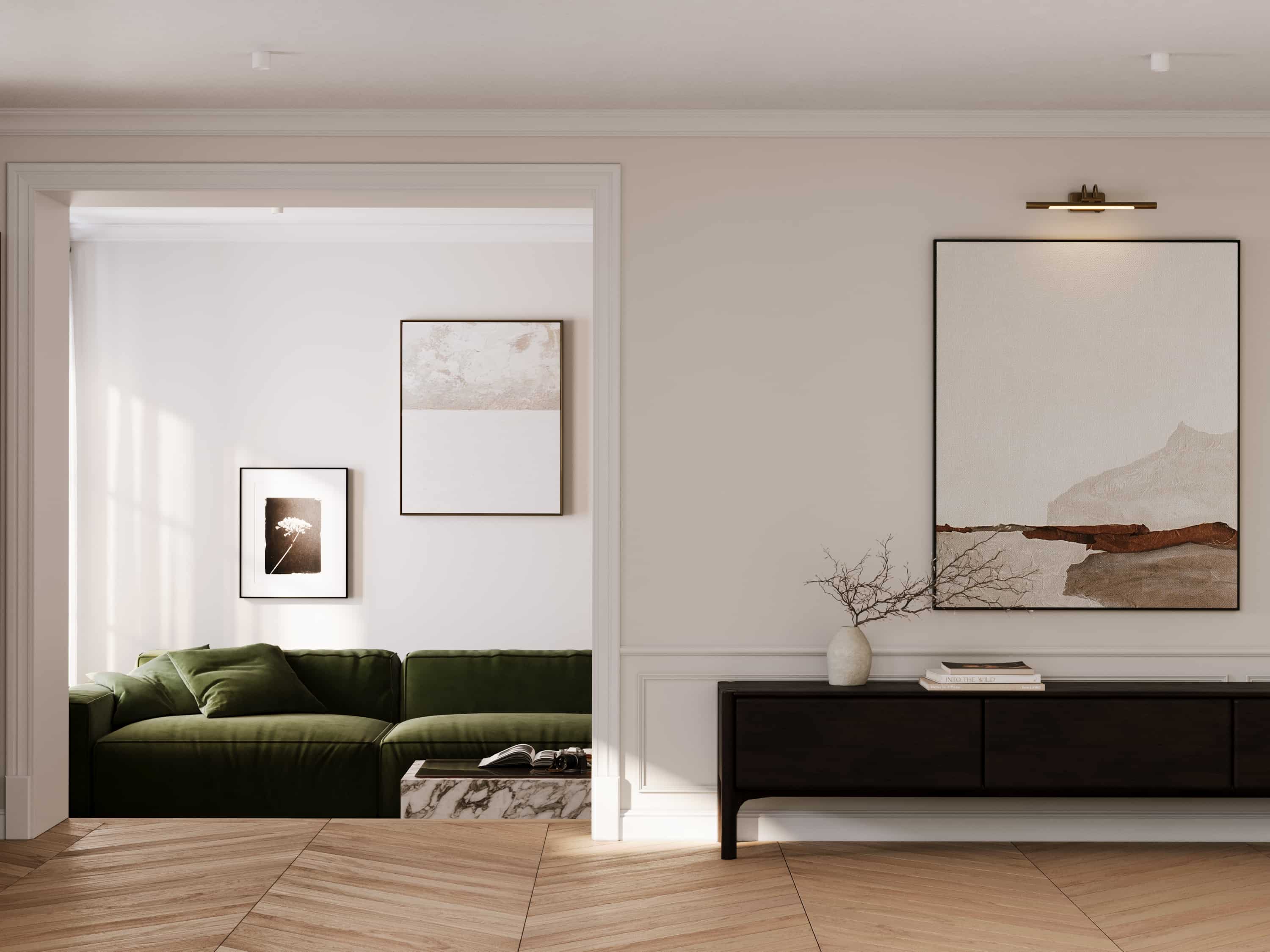 Esempio di home staging Refit.space — soggiorno